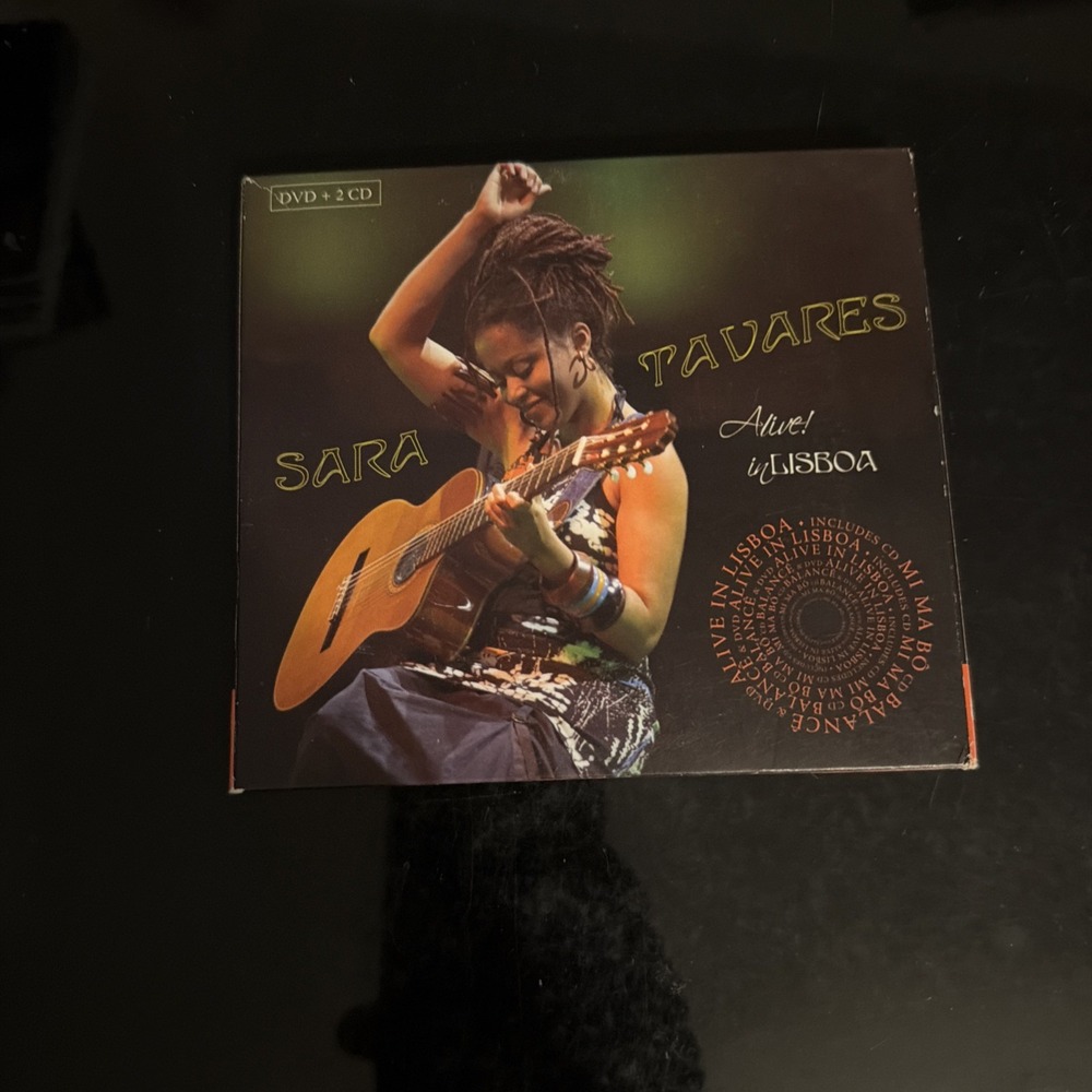 Sara Tavares - Alive! in Lisboa / 1 DVD + 2 CD Set (2008, E-13) Scratch Free